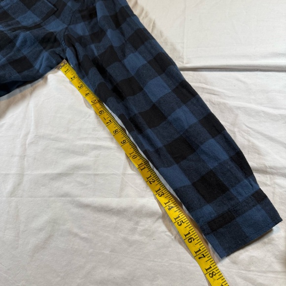 Grateful Dead Blue Plaid Flannel Shirt Skeleton Roses Graphic Womens Medium NWT - Picture 9 of 16